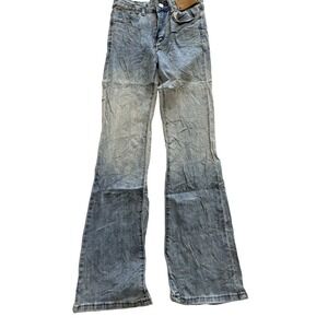 Fashion Jeans Bootcut Jeans Womens‎ Small Blue Light Wash High Rise Denim 27x28